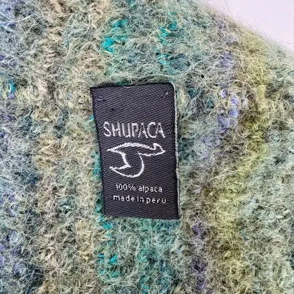 Shupaca Baby Alpaca Beanie Hat Peru Clean Girl Green Winter cap - Picture 4 of 5